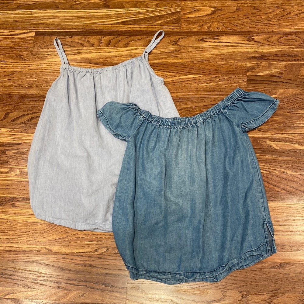 Girl’s denim shirt pack!